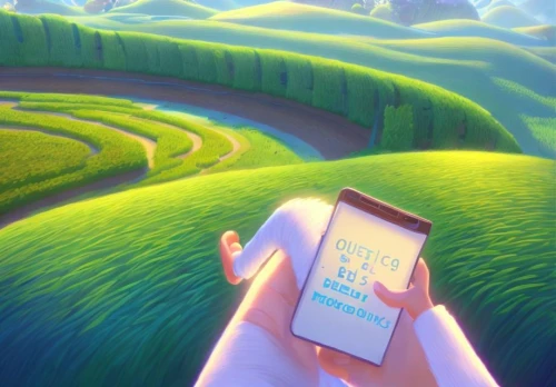 virtual landscape,blooming field,virtual world,background screen,green fields,mobile game,nano sim,rolling hills,online path travel,trembling grass,green meadow,suitcase in field,green valley,text field,mobile gaming,bed in the cornfield,green grass,futuristic landscape,nintendo switch,wii u,Common,Common,Cartoon