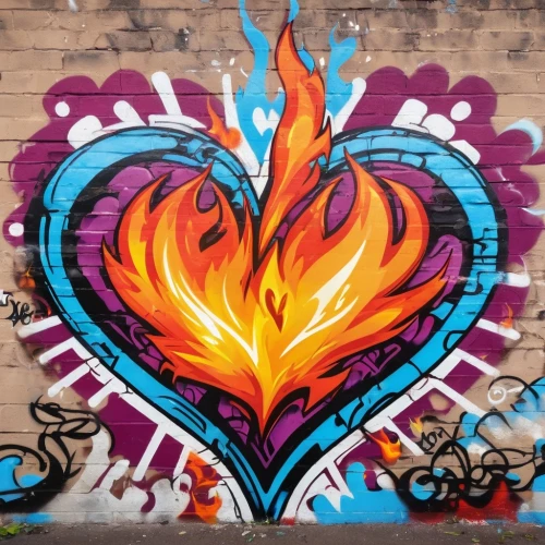 fire heart,graffiti art,colorful heart,fire artist,painted hearts,graffiti,heart flourish,heart design,winged heart,grafitty,phoenix,heart with crown,fire-eater,red and blue heart on railway,grafiti,glowing red heart on railway,street artists,burner,fitzroy,heart and flourishes,Conceptual Art,Graffiti Art,Graffiti Art 07