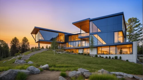 modern house,modern architecture,dunes house,house in the mountains,cubic house,house in mountains,cube house,luxury home,smart house,beautiful home,timber house,luxury property,alpine style,alpine meadows,mid century house,modern style,contemporary,eco-construction,large home,the cabin in the mountains,Photography,General,Realistic