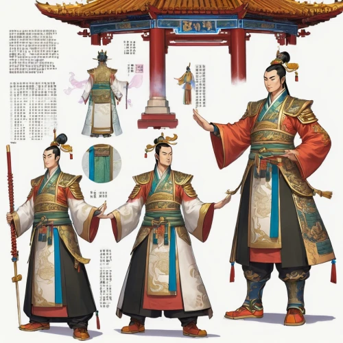 yi sun sin,shuanghuan noble,hwachae,wuchang,taiwanese opera,xing yi quan,peking opera,korean history,yangqin,hanbok,bianzhong,yuanyang,makchang gui,tai qi,panokseon,inner mongolia,luo han guo,zhajiangmian,xiangwei,martial arts uniform,Unique,Design,Character Design