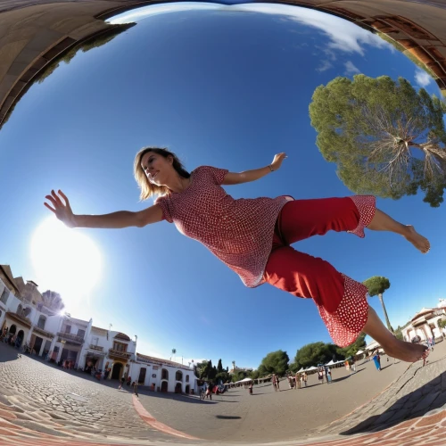 fisheye lens,girl upside down,fish eye,gopro,city unesco heritage trinidad cuba,360 ° panorama,flying girl,parkour,360 °,marrakesh,alcazar of seville,cartwheel,tricking,leap for joy,upside down,macroperspective,footbag,flying carpet,globe trotter,rotate,Photography,General,Realistic