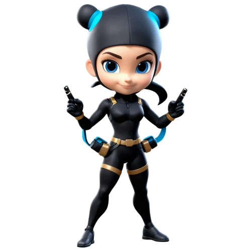 cartoon ninja,vax figure,game character,cute cartoon character,policewoman,vector girl,clove,ninja,catwoman,game figure,sprint woman,clove-clove,kinara,3d model,police officer,ninja star,indri,swordswoman,3d figure,rubber doll