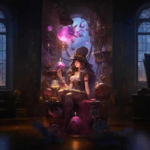 clockmaker,akko,rapunzel,hatter,fairy tale character,apothecary,fantasy portrait,la violetta,fairy tale icons,art bard,cinderella,cg artwork,alice in wonderland,witch's hat icon,steampunk,witch's hat,girl studying,rosa 'the fairy,candy cauldron,watchmaker