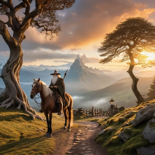 man and horses,horseback,horse herder,fantasy picture,fantasy landscape,mountain scene,western riding,equine,landscape background,buckskin,mountain landscape,mountain pasture,beautiful horses,horseback riding,horse riders,mountain spirit,endurance riding,horses,mountain sunrise,horse drawn,Photography,General,Realistic