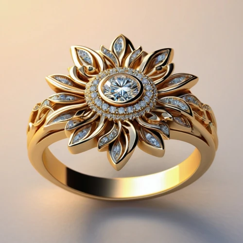 ring with ornament,pre-engagement ring,engagement ring,gold flower,ring jewelry,golden ring,wedding ring,circular ring,nuerburg ring,engagement rings,diamond ring,gold filigree,ring,flower gold,fire ring,jewelry manufacturing,finger ring,crown render,ring dove,filigree,Illustration,Realistic Fantasy,Realistic Fantasy 27