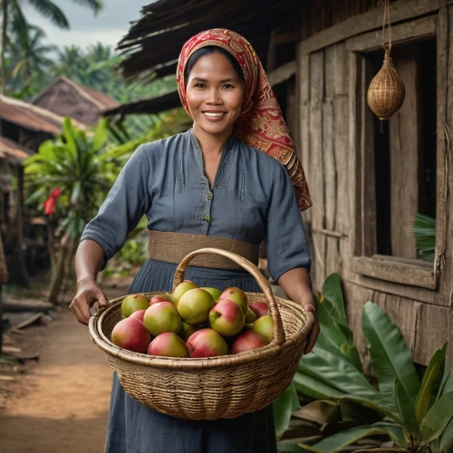 indonesian women,kelapa,vietnamese woman,balinese,vietnam,indonesian,basket weaver,woman eating apple,greengrocer,vendor,longan,laotian cuisine,vietnam's,organic coconut,southeast asia,collecting nut fruit,indonesia,cambodia,myanmar,javanese,Photography,General,Natural