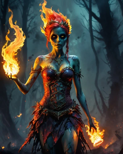 fire-eater,fire dancer,firedancer,fire eater,fire artist,voodoo woman,flame spirit,dancing flames,fire siren,fire angel,sorceress,fire dance,fire background,blue enchantress,the enchantress,fantasy art,flame of fire,dryad,fire pearl,fae,Conceptual Art,Fantasy,Fantasy 02