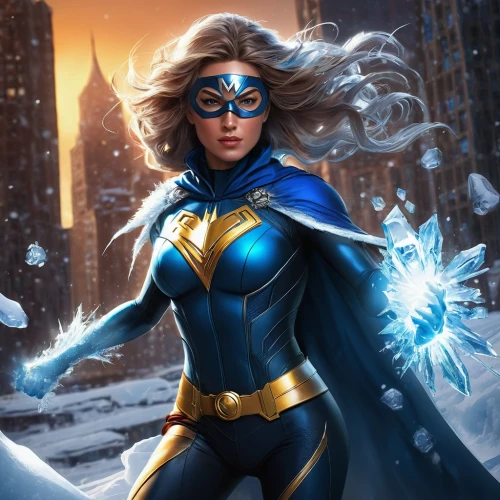 goddess of justice,winterblueher,nova,ice queen,blue enchantress,cg artwork,super heroine,electro,sapphire,the snow queen,symetra,superhero background,fantasy woman,laurel,elsa,wonder,sprint woman,show off aurora,silphie,head woman,Conceptual Art,Fantasy,Fantasy 16