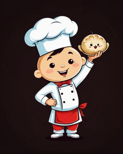 apple pie vector,pastry chef,chef,little bread,chef hat,pandesal,kaiser roll,pizza supplier,stylized macaron,food icons,choux pastry,chef's uniform,pubg mascot,chicken bao,knish,men chef,chef's hat,sausage bread,cook,bakery,Unique,Design,Logo Design