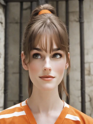 orange,orange robes,orange color,orange half,doll's facial features,beautiful face,bright orange,realdoll,orange eyes,british actress,murcott orange,tangerine,maya,audrey,woman face,aperol,orange cream,portrait of a girl,orange scent,natural cosmetic,Photography,Natural