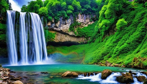 green waterfall,waterfalls,brown waterfall,water fall,plitvice,beautiful landscape,waterfall,landscapes beautiful,background view nature,green trees with water,natural scenery,wasserfall,landscape background,nature landscape,the natural scenery,cascading,water falls,amazing nature,erawan waterfall national park,falls,Photography,General,Realistic