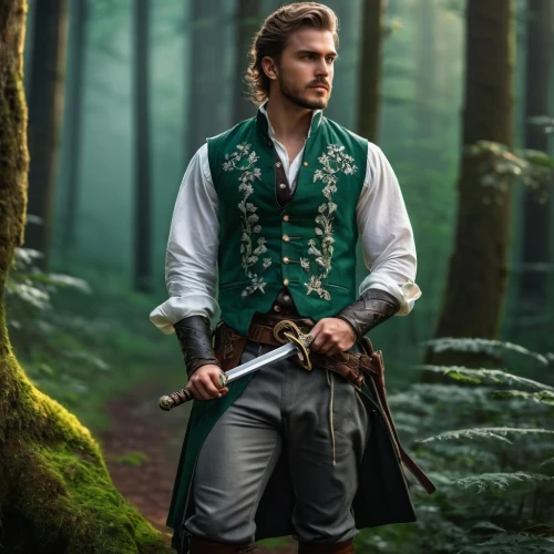 robin hood,htt pléthore,green jacket,male elf,musketeer,farmer in the woods,thorin,king arthur,folk costume,thomas heather wick,fantasy picture,prince of wales,star-lord peter jason quill,artus,saint patrick,tower flintlock,jack rose,peter i,nicholas boots,melchior,Photography,General,Fantasy