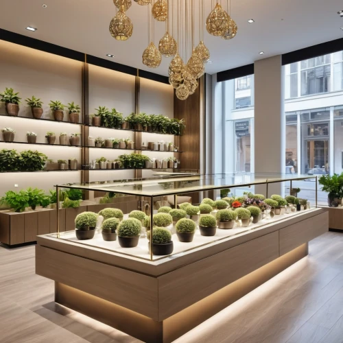 potted plants,ornamental plants,culinary herbs,salad bar,soap shop,apothecary,thymes,aromatic herbs,shelves,alfalfa sprouts,exotic plants,shelving,spice rack,flower shop,naturopathy,johannis herbs,bamboo plants,hanging plants,money plant,glass containers,Photography,General,Realistic