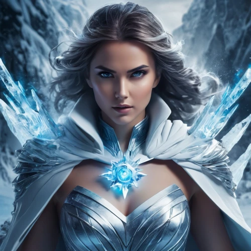 ice queen,the snow queen,ice princess,white rose snow queen,elsa,fantasy woman,blue enchantress,heroic fantasy,winterblueher,eternal snow,ice,sorceress,goddess of justice,crystalline,archangel,icemaker,fantasy art,ice crystal,ice hotel,suit of the snow maiden,Conceptual Art,Fantasy,Fantasy 02