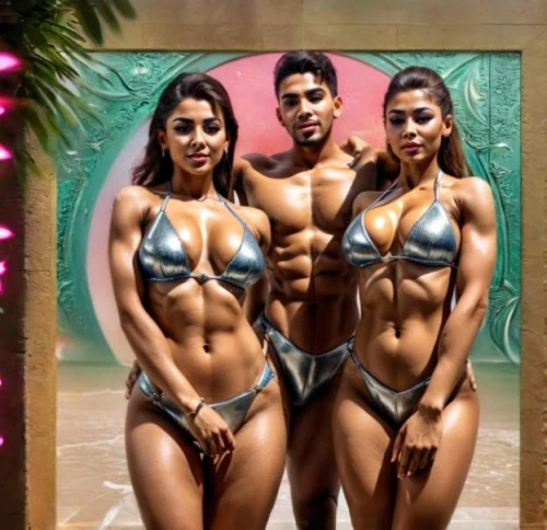 fitness and figure competition,love island,maspalomas,body-building,the three graces,fitness model,body building,punta cana,abs,genes,lindos,island group,figure group,mannequins,triple,fitness coach,panamanian balboa,carbossiterapia,xmas card,trinity