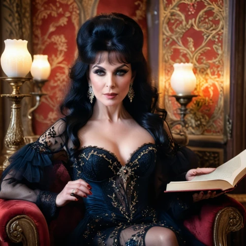 victorian lady,victorian style,the victorian era,librarian,gothic portrait,cleopatra,venetia,miss circassian,burlesque,joan collins-hollywood,royal lace,victorian fashion,reading,old elisabeth,gothic fashion,celtic queen,gothic woman,lady of the night,queen of the night,bram stoker,Photography,General,Cinematic