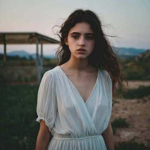 girl in white dress,girl in a long dress,nightgown,girl in cloth,young woman,torn dress,paloma,mystical portrait of a girl,girl with cloth,white dress,la violetta,portrait of a girl,white winter dress,a girl in a dress,white shirt,vintage angel,pale,the girl in nightie,white clothing,angel,Photography,Documentary Photography,Documentary Photography 08