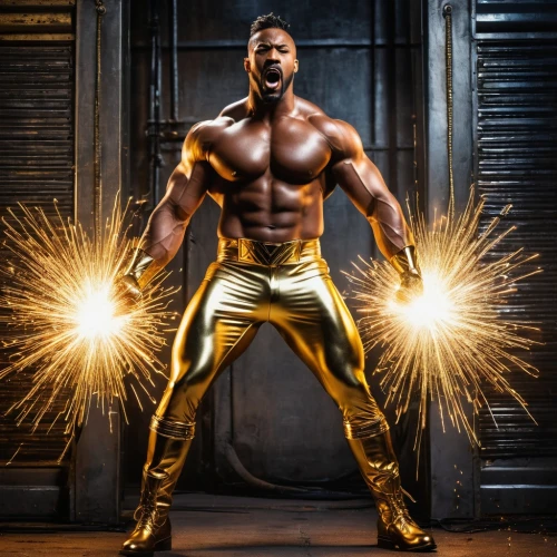 electro,stud yellow,macho,human torch,steel man,cleanup,angle grinder,visual effect lighting,power icon,muscle icon,bodybuilding supplement,yellow-gold,gold spangle,disco,high voltage,boom lighting,digital compositing,aa,wolverine,muscle man,Photography,General,Fantasy
