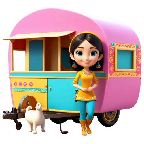 horse trailer,travel trailer,ice cream van,recreational vehicle,travel trailer poster,ice cream cart,house trailer,christmas travel trailer,ice cream maker,campervan,stylized macaron,food truck,cartoon car,woman with ice-cream,caravanning,dormobile,cute cartoon image,caravan,vehicle transportation,circus wagons