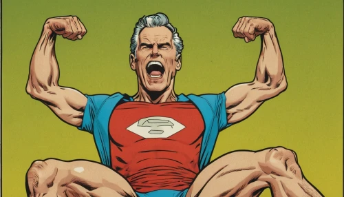 muscle man,superman,super man,body-building,super dad,muscular system,arm strength,comic hero,cable,super power,strongman,bodybuilder,arms,muscle angle,super hero,groot super hero,equal-arm balance,steel man,superhero comic,dumbbell,Illustration,American Style,American Style 10