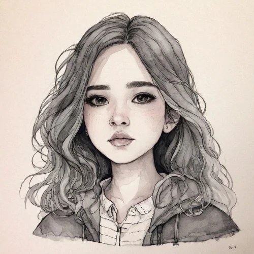 girl portrait,girl drawing,portrait of a girl,mystical portrait of a girl,watercolor,copic,moody portrait,child portrait,watercolor painting,portrait,worried girl,graphite,face portrait,watercolor sketch,artist portrait,romantic portrait,watercolor paper,watercolor paint,fantasy portrait,watercolour,Illustration,Paper based,Paper Based 16