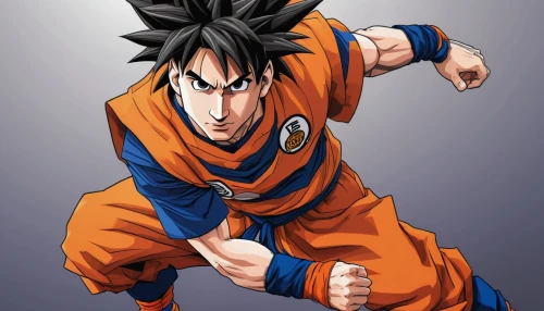 goku,son goku,takikomi gohan,dragon ball,dragonball,kame sennin,dragon ball z,trunks,vegeta,super cell,cleanup,toori,fighting stance,bazaruto,orange,cell,anime 3d,male character,would a background,vector ball,Illustration,American Style,American Style 08