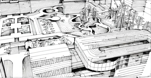 biomechanical,japanese architecture,wireframe graphics,technical drawing,cross section,wireframe,isometric,formwork,orthographic,mono-line line art,cross-section,blueprints,house drawing,archidaily,architect plan,machinery,multi storey car park,futuristic architecture,architect,panopticon,Design Sketch,Design Sketch,None
