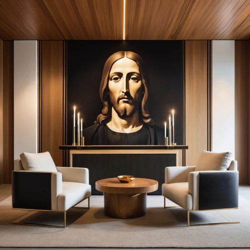 christ feast,jesus christ and the cross,church painting,jesus cross,holy supper,modern decor,conference room table,contemporary witnesses,contemporary decor,jesus figure,dining room table,conference table,sacred art,mid century modern,interior design,corten steel,crucifix,carmelite order,christ star,jesus on the cross,Photography,General,Realistic