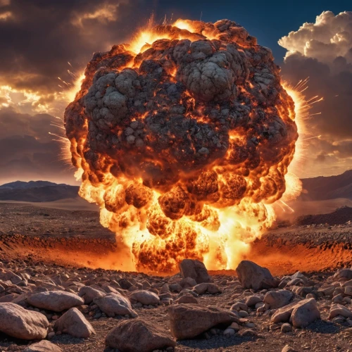 nuclear explosion,explosion destroy,explode,exploding head,detonation,explosion,atomic bomb,explosions,exploding,nuclear bomb,hydrogen bomb,mushroom cloud,meteorite impact,doomsday,explosive,apocalypse,door to hell,nuclear weapons,destroy,volcanic activity,Photography,General,Realistic