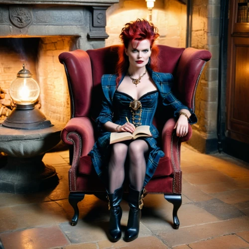 transistor,whitby goth weekend,elizabeth i,queen of hearts,thrones,sitting on a chair,victorian lady,throne,wing chair,gothic portrait,the throne,maureen o'hara - female,celtic queen,victorian style,redhead doll,queen anne,velvet elke,gothic fashion,armchair,gothic woman,Photography,General,Cinematic