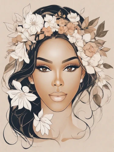 rose flower illustration,floral wreath,flower girl,flower crown,rose flower drawing,floral,blooming wreath,boho art,flower drawing,floral background,digital art,vector illustration,blossoming,digital illustration,blossom,white floral background,wreath of flowers,fashion vector,rose wreath,flora