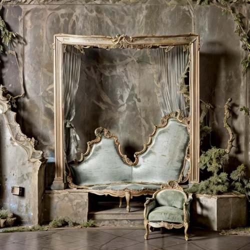 art nouveau frames,luxury decay,art nouveau frame,shabby-chic,rococo,shabby chic,art deco frame,antique furniture,art nouveau,dressing table,abandoned room,gold stucco frame,shabby,decorative frame,mirror frame,antique background,chaise lounge,ornate room,interior decor,art nouveau design