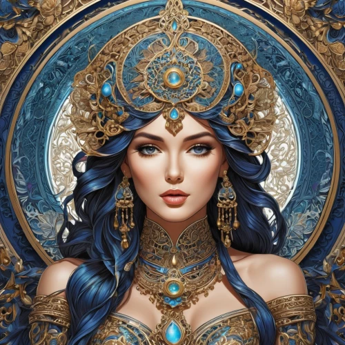 cleopatra,fantasy portrait,blue enchantress,zodiac sign libra,lakshmi,fantasy art,ornate,priestess,medusa,zodiac sign gemini,radha,oriental princess,jaya,fantasy woman,goddess of justice,libra,artemisia,gemini,fantasia,sorceress,Illustration,Black and White,Black and White 03