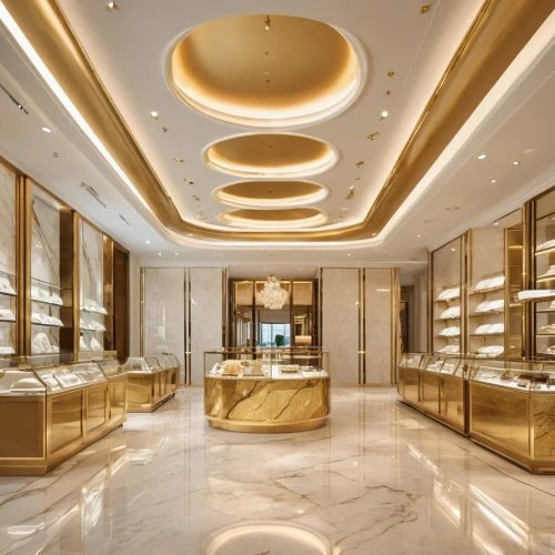 gold bar shop,gold shop,jewelry store,cartier,luxury accessories,luxury,gold business,gold jewelry,luxury items,luxurious,jewelry（architecture）,luxury home interior,versace,boutique,gold lacquer,shoe store,gold wall,luxury property,brandy shop,paris shops,Photography,General,Realistic