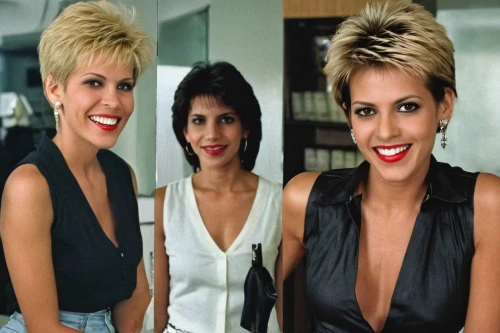 the style of the 80-ies,pixie-bob,spice up,1980s,1980's,pixie cut,amiga,business women,80s,artificial hair integrations,beauty icons,beautiful women,trinity,short blond hair,brasileira,indian celebrity,businesswomen,loukamades,pretty woman,hairstyles,Photography,General,Realistic