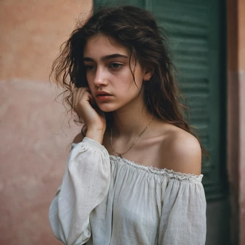 young woman,girl portrait,paloma,pale,angel,portrait of a girl,isabella,romantic look,romantic portrait,beautiful young woman,indian girl,isabel,adelita,pretty young woman,angelica,model beauty,woman portrait,young lady,romanian,relaxed young girl,Photography,Documentary Photography,Documentary Photography 08