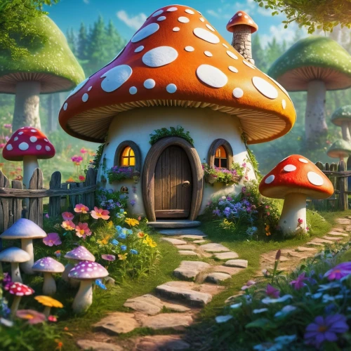 mushroom landscape,mushroom island,fairy village,toadstools,club mushroom,fairy house,fairy world,umbrella mushrooms,fairy forest,toadstool,scandia gnomes,dandelion hall,mushrooms,lingzhi mushroom,mushroom type,fairy chimney,clove garden,alice in wonderland,champignon mushroom,forest mushroom,Photography,General,Fantasy