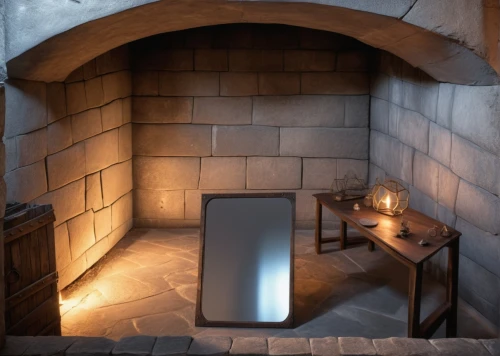 stone oven,empty tomb,cistern,burial chamber,crypt,fireplace,masonry oven,stone lamp,chamber,christopher columbus's ashes,furnace,the eternal flame,vaulted cellar,fireplaces,medieval hourglass,luxury bathroom,roman bath,play escape game live and win,dungeon,cellar,Photography,General,Realistic