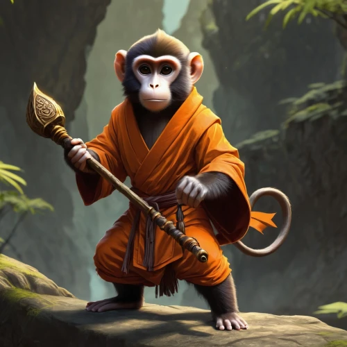 monkey soldier,monkey island,monkey gang,war monkey,monk,primate,monkeys band,the monkey,barbary monkey,monkey,monkey wrench,indian monk,macaque,monkey banana,squirrel monkey,shaolin kung fu,buddhist monk,tamarin,anthropomorphized animals,monkey family,Conceptual Art,Fantasy,Fantasy 02