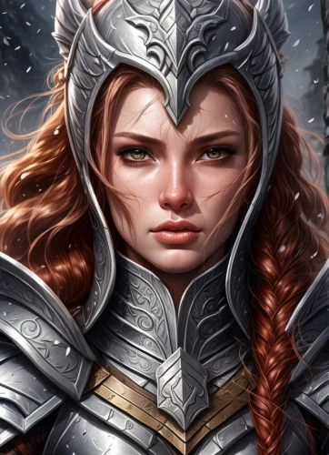 female warrior,fantasy portrait,paladin,ice queen,warrior woman,the snow queen,heroic fantasy,joan of arc,fantasy art,fantasy warrior,samara,lokportrait,massively multiplayer online role-playing game,fantasy woman,swordswoman,sterntaler,norse,elven,crusader,huntress