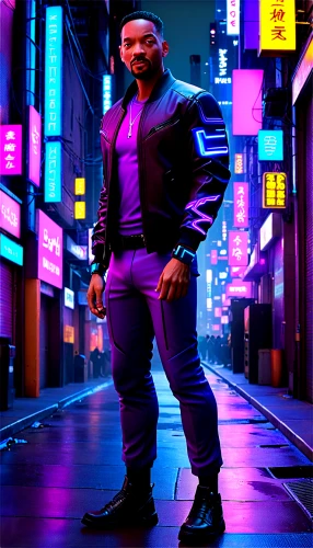 cyberpunk,enforcer,futuristic,tokyo,harajuku,ultraviolet,tokyo city,neon lights,cyber,man in pink,bouncer,neon light,shibuya,kingpin,shinjuku,neon,cinematic,vapor,tokyo ¡¡,neon arrows,Conceptual Art,Sci-Fi,Sci-Fi 26