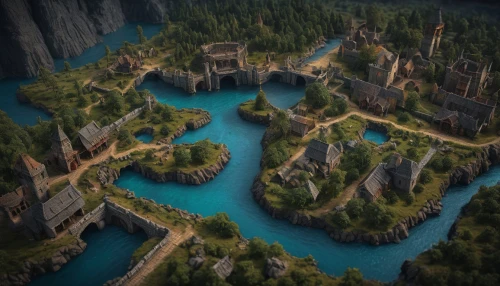 stone quarry,imperial shores,ancient city,artificial islands,artificial island,quarry,floating islands,mountain settlement,aerial landscape,an island far away landscape,fantasy city,water castle,peter-pavel's fortress,futuristic landscape,northrend,mining facility,ruined castle,industrial ruin,atlantis,city moat,Photography,General,Fantasy