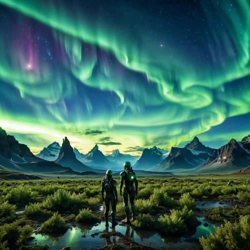 northen lights,norther lights,auroras,aurora borealis,northen light,green aurora,the northern lights,nothern lights,fantasy picture,northern lights,northern light,southern aurora,fantasy landscape,iceland,northernlight,borealis,aurora australis,alien world,fantasy art,icelanders,Photography,General,Realistic