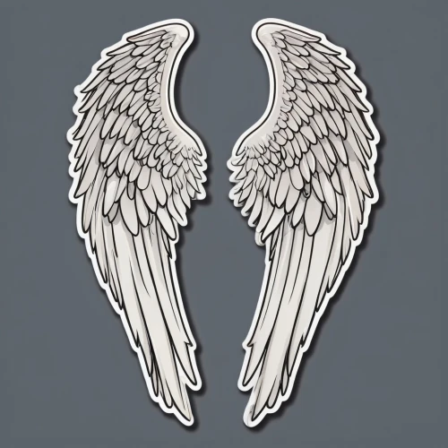 angel wings,angel wing,car badge,angel line art,angels,br badge,wings,angelology,winged heart,sr badge,delta wings,emblem,r badge,business angel,guardian angel,badge,rs badge,angel figure,winged,archangel,Unique,Design,Sticker