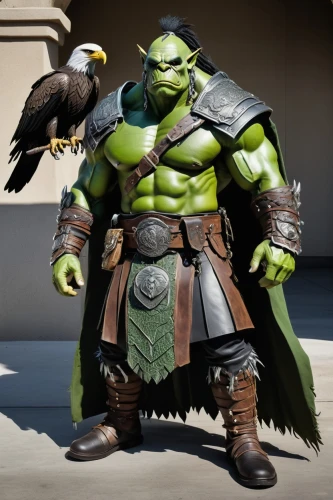 orc,ogre,half orc,avenger hulk hero,caique,argus,barbarian,warrior and orc,big hawk,dodge warlock,hawk animal,dwarf sundheim,hulk,rare parakeet,corvus,cowl vulture,hawk - bird,green skin,dwarf,male character,Conceptual Art,Graffiti Art,Graffiti Art 01