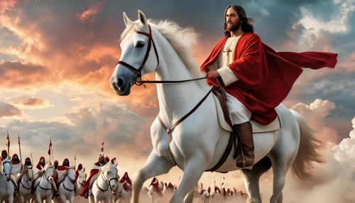 biblical narrative characters,son of god,benediction of god the father,king david,crusader,calvary,twelve apostle,conquistador,palm sunday scripture,carmelite order,day of the victory,holyman,conquest,the good shepherd,man and horses,st george,horsemen,holy land,templar,jesus christ and the cross