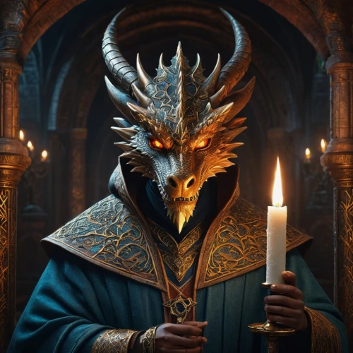 candlemaker,garuda,lokportrait,golden candlestick,choir master,fantasy portrait,draconic,candle wick,magistrate,twitch icon,black dragon,gold chalice,vidraru,flickering flame,dodge warlock,templedrom,kadala,a candle,paysandisia archon,candlelight,Photography,General,Fantasy