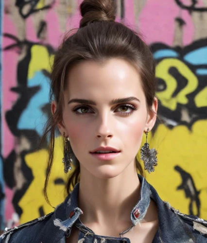 denim background,beautiful face,denim jacket,daisy 2,model beauty,earring,doll's facial features,daisy 1,earrings,daisy,denim bow,pony tail,girl-in-pop-art,jean jacket,eyebrows,updo,young model istanbul,princess sofia,pretty young woman,angel face,Photography,Commercial