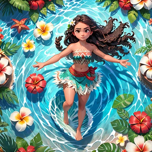 moana,hula,luau,polynesian girl,mermaid background,aloha,polynesian,water nymph,mai tai,honolulu,underwater background,flora,tahiti,maui,frangipani,mermaid vectors,swim ring,water lotus,polynesia,water rose,Anime,Anime,General