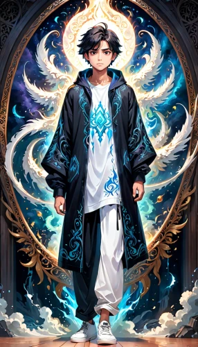 anime japanese clothing,rem in arabian nights,alibaba,zodiac sign libra,magi,life stage icon,uriel,saji,edit icon,yi sun sin,magus,xun,summoner,portrait background,arabic background,celestial event,mage,angelology,monk,amulet,Anime,Anime,General